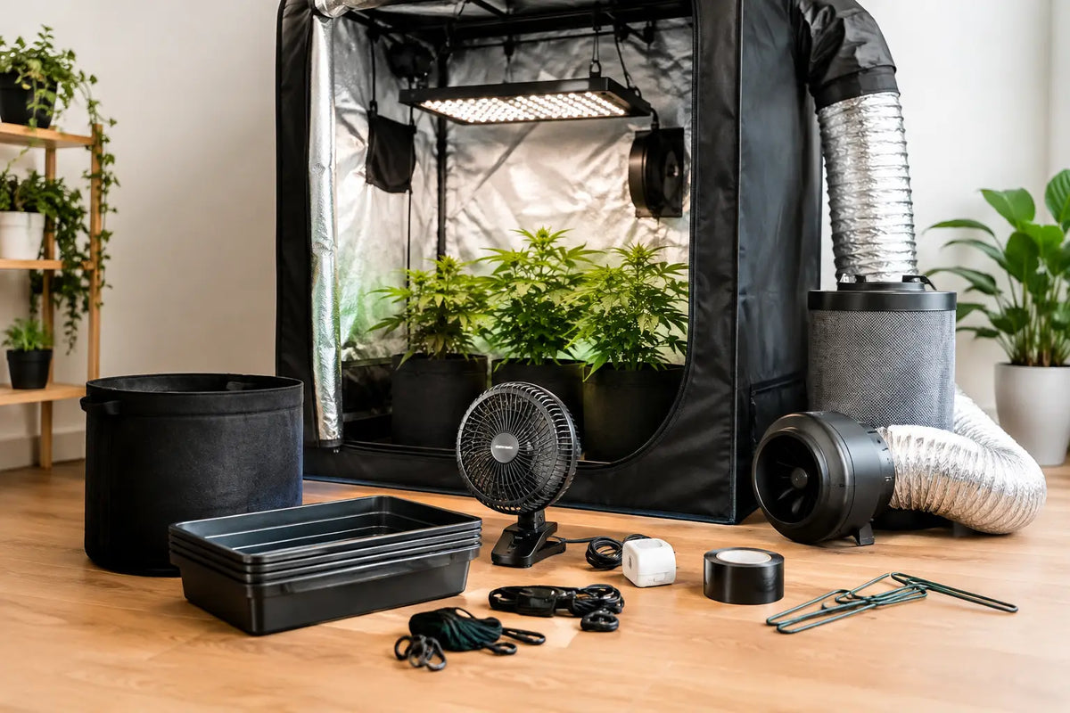 Growzelt Zubehör richtig auswählen und erweitern