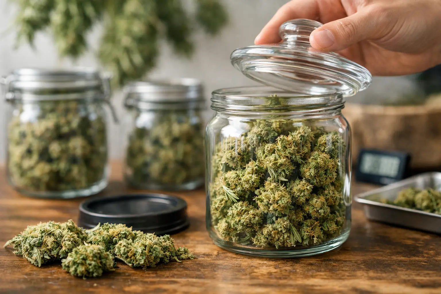 Cannabis richtig aushärten: so geht’s