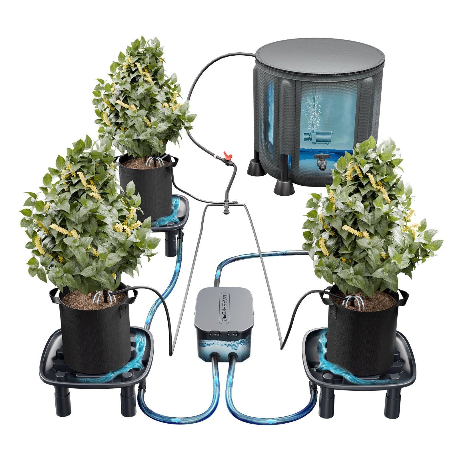 Wasserableitung Auto Drainagesystem 3er Set