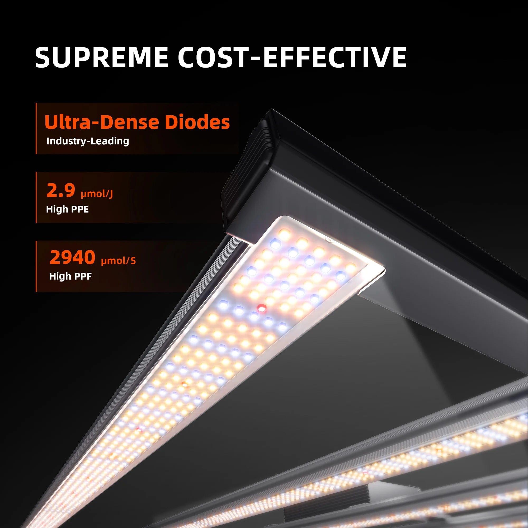 Komplettset (300x150x200 cm) 2000 Watt G1000W EVO LED mit GGS für smarte Steuerung