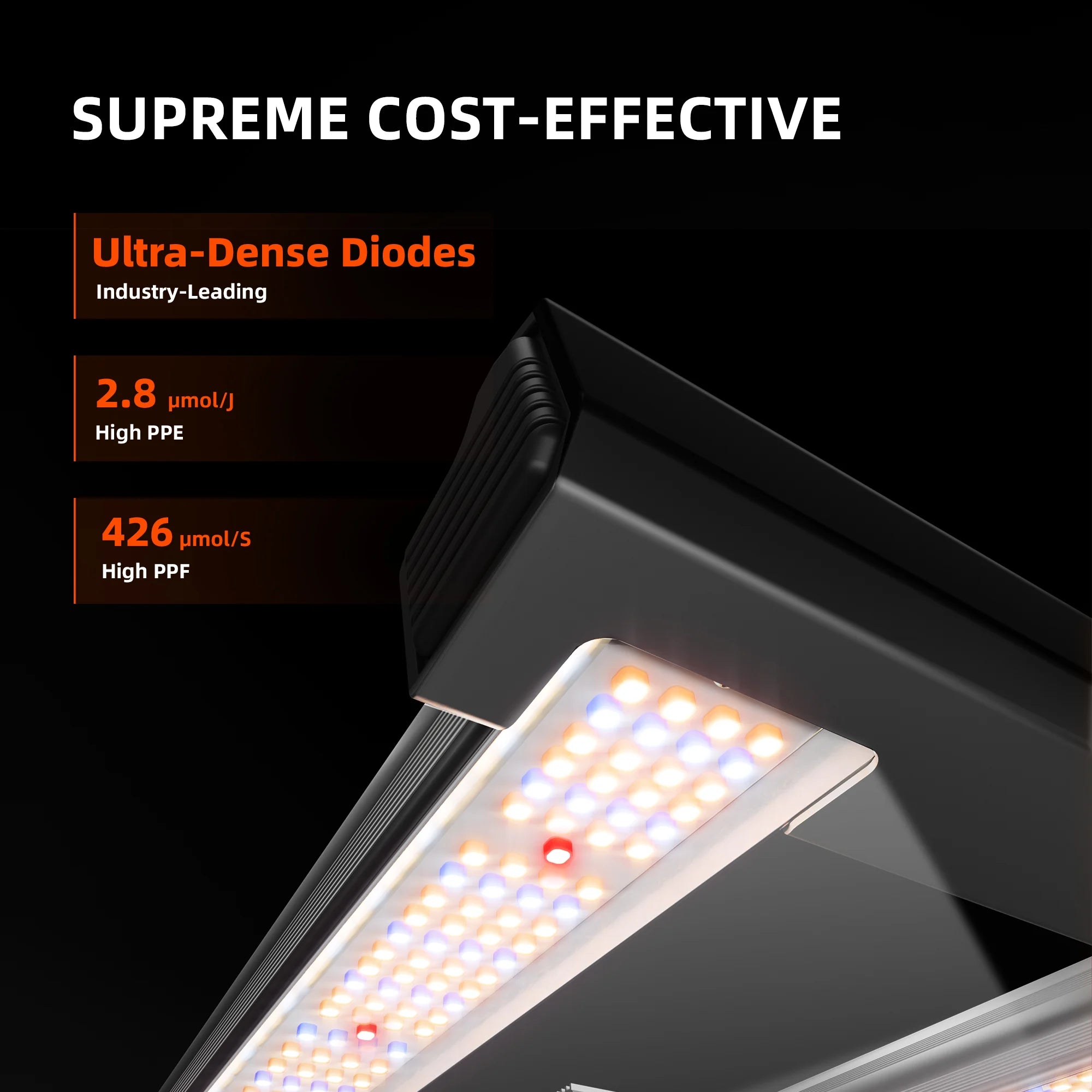 Hydroponik (DWC) Komplettset (70x70x160 cm) 150 Watt G1500 EVO LED mit GGS für smarte Steuerung und 2 Töpfen