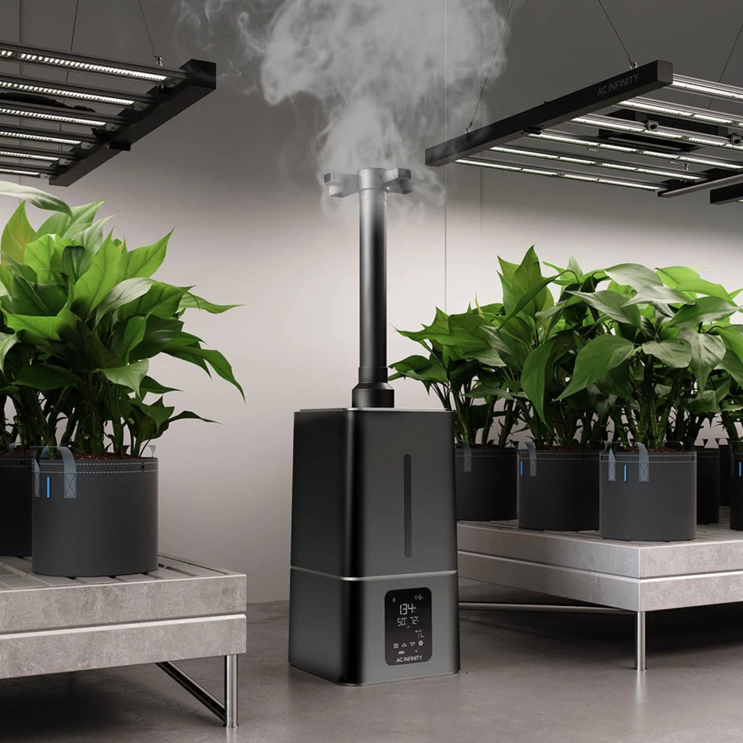 CLOUDFORGE T7 smarter Luftbefeuchter mit 10 Nebelstufen und 15 Liter Tank