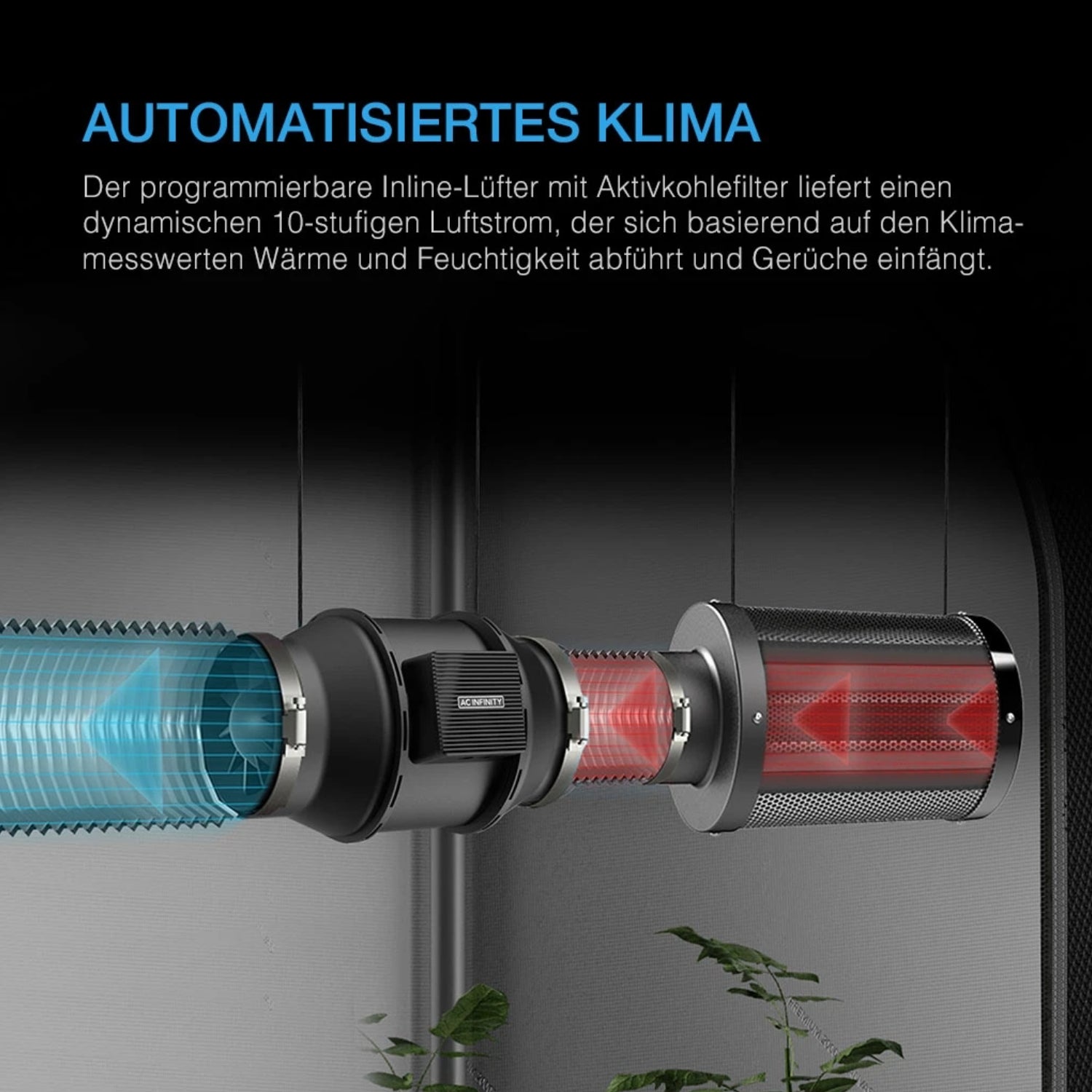 Advance Grow PRO Komplettset (120x60x180 cm) 280 Watt IONFRAME EVO3 Samsung LED und smarter Steuerung