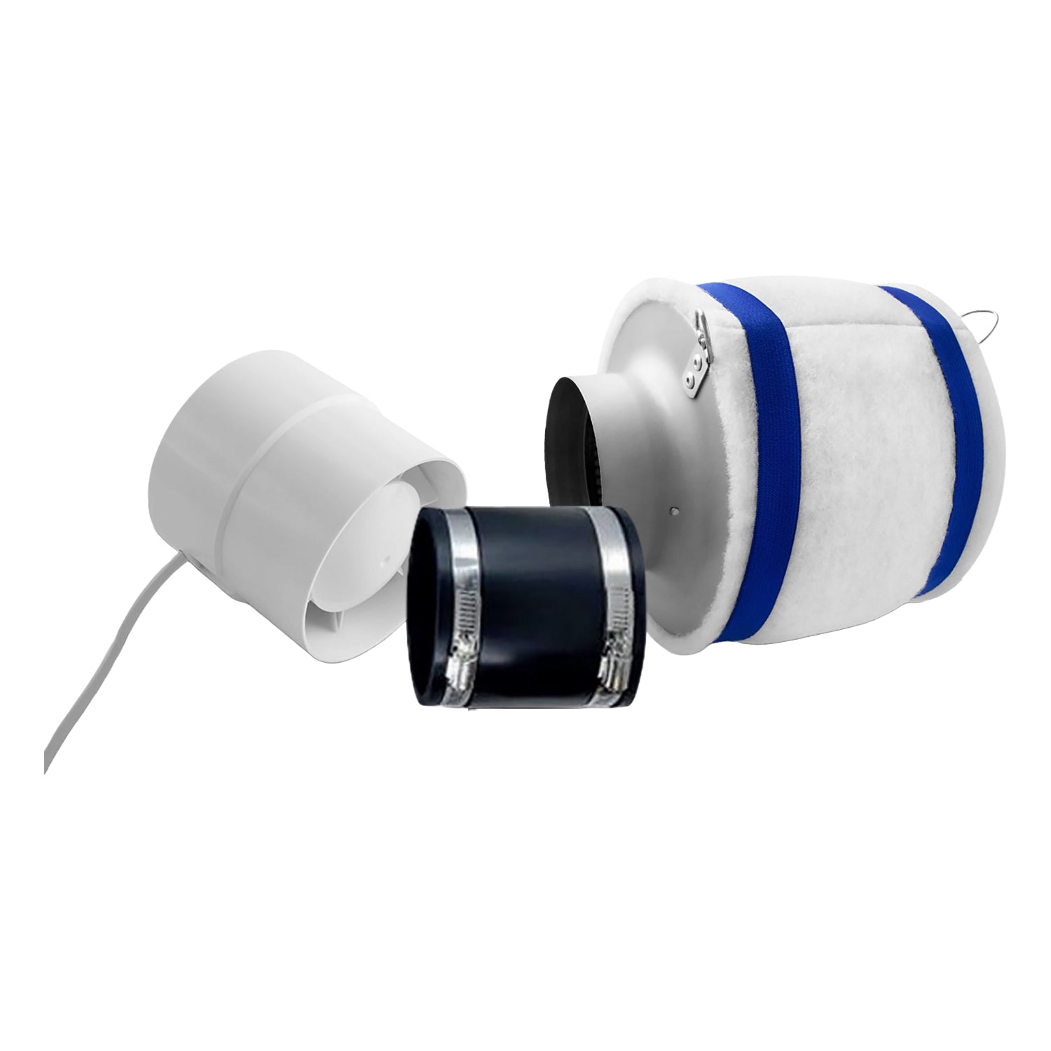 Komplettset (60x60x160 cm) 150 Watt Caluma Force LED