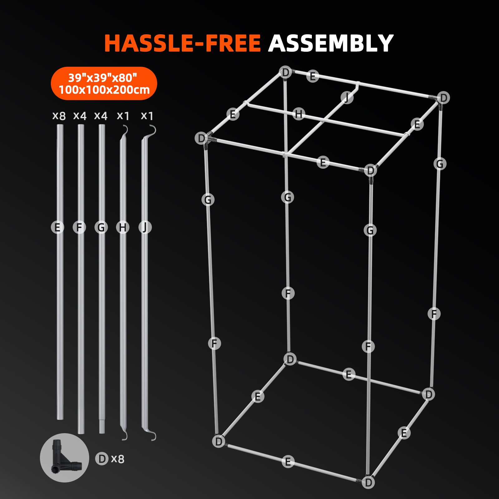 Growbox (100x100x200 cm)