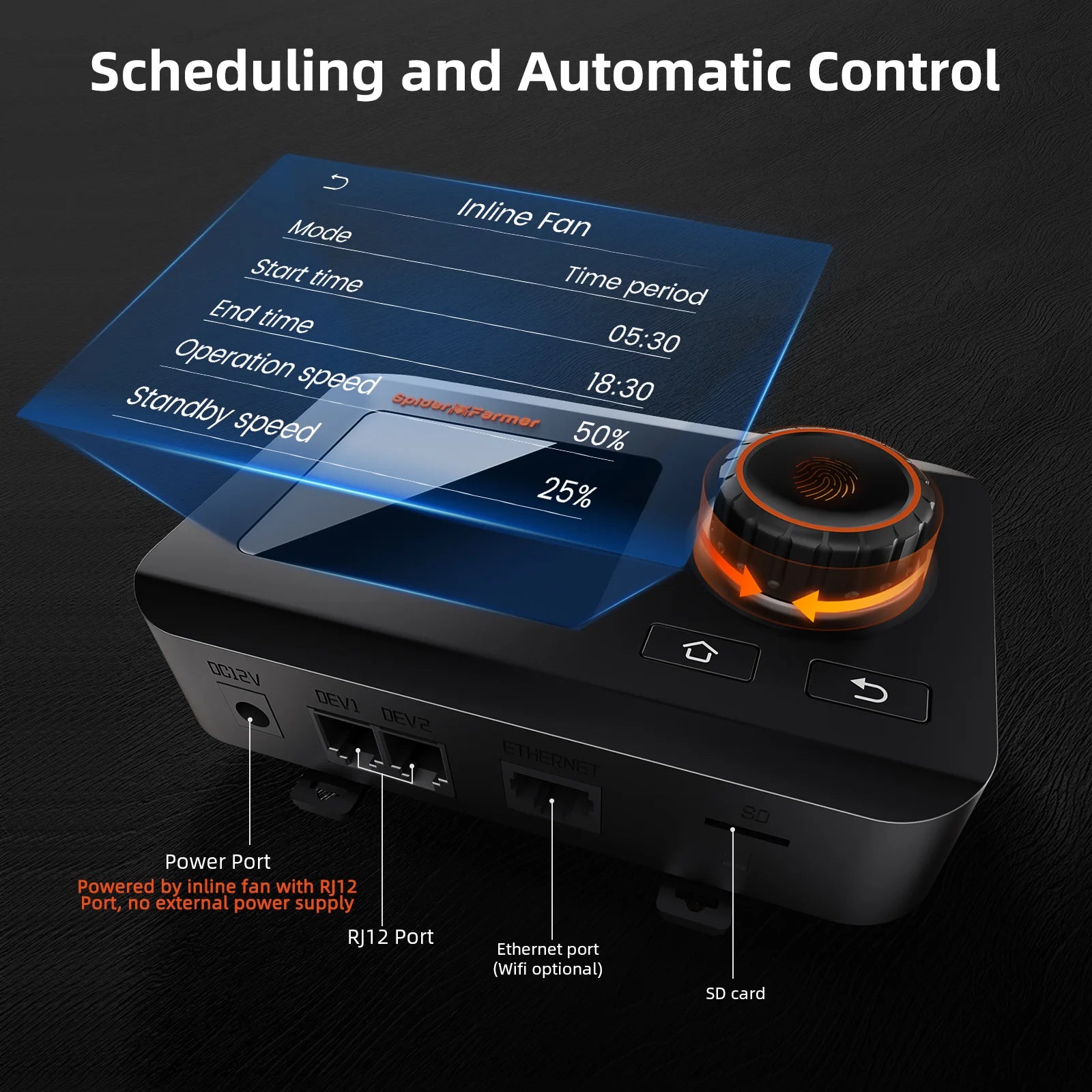 Smarter Abluftventilator mit GGS Controller bis 350 m³/h
