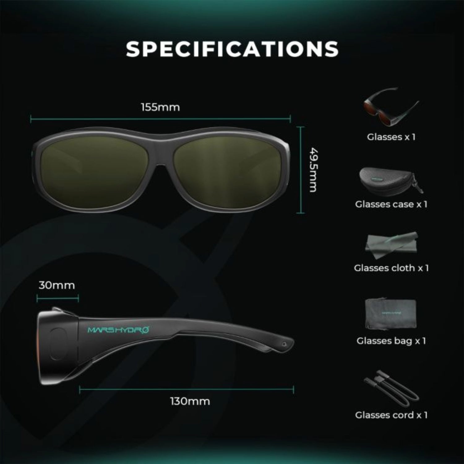 Komplettset (100x100x180 cm) 300 Watt FC 3000 EVO LED mit iControl für smarte Steuerung