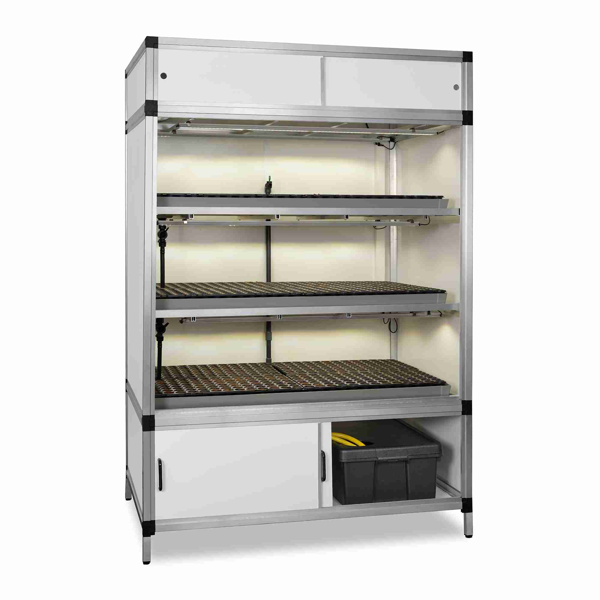 Nursery 1 m² Anzucht/Stecklinge Komplettset (118x78x180 cm) 120 Watt LED