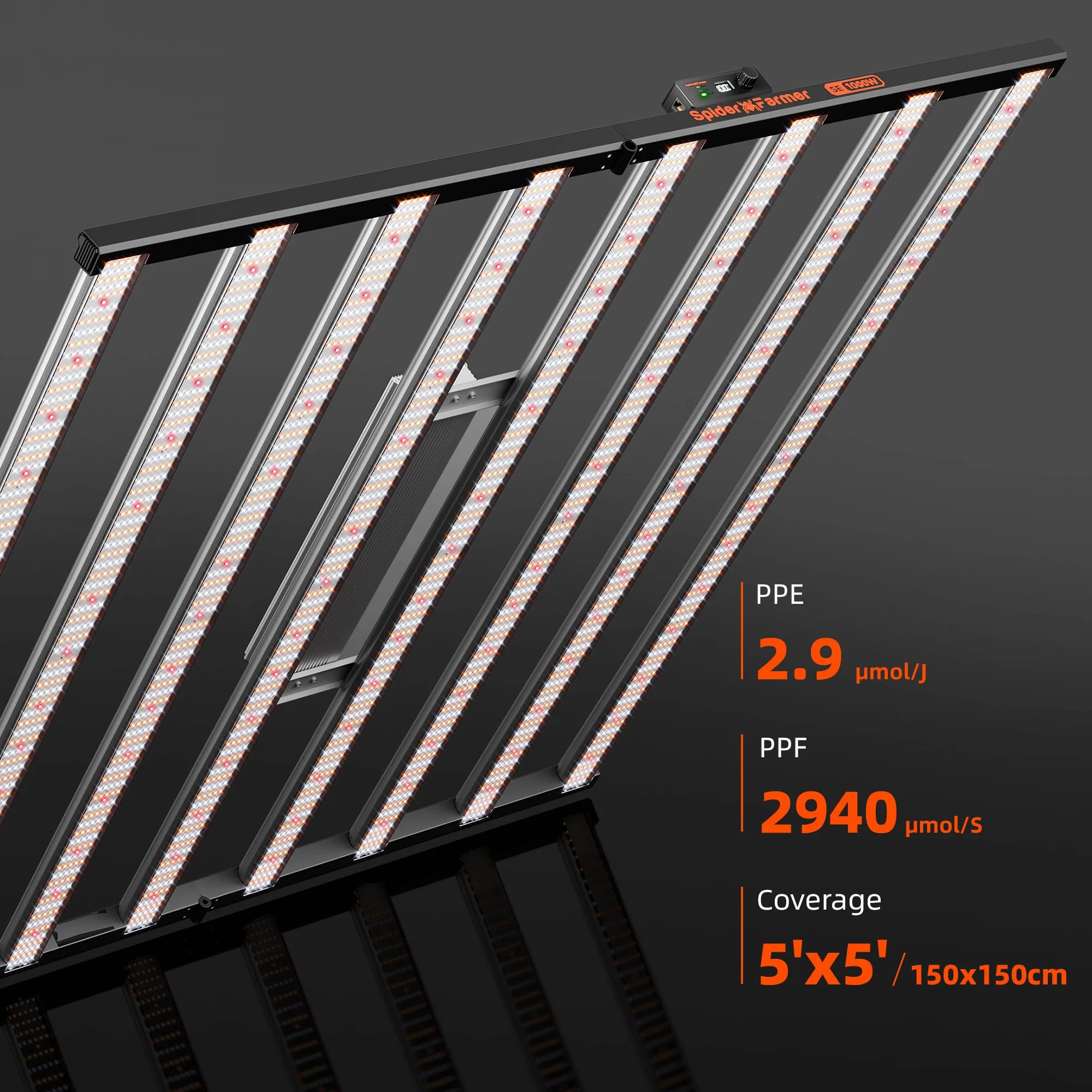 Komplettset (300x150x200 cm) 2000 Watt SE1000W EVO LED mit GGS für smarte Steuerung