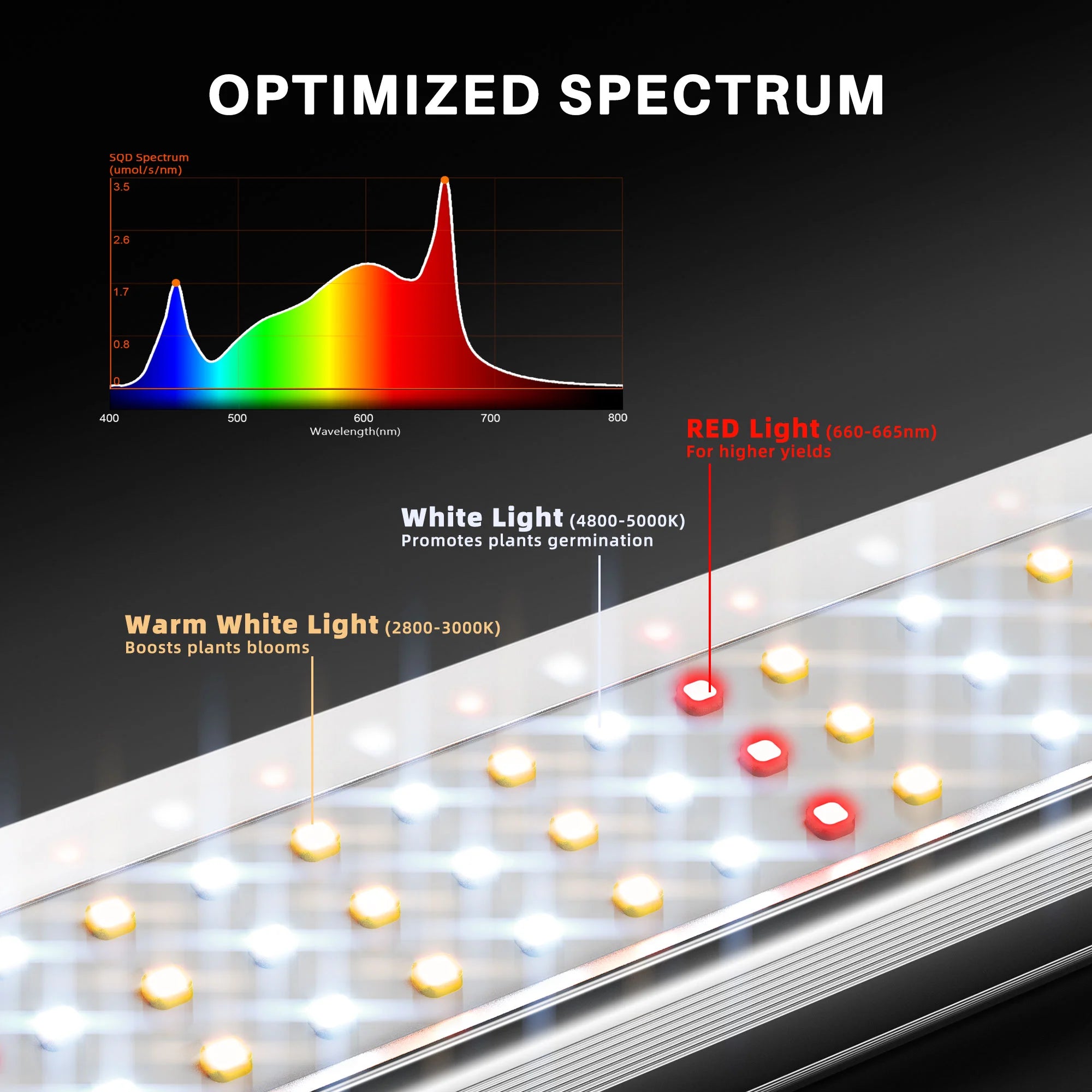 Komplettset (70x70x160 cm) 150 Watt SE1500 EVO LED mit GGS für smarte Steuerung