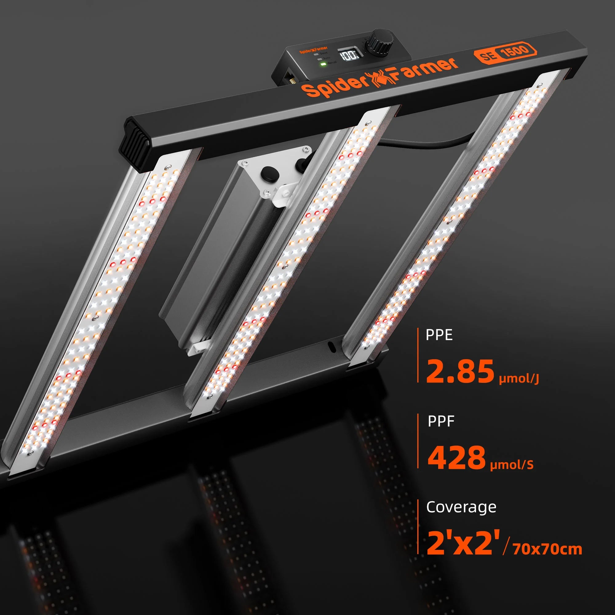 Komplettset (70x70x160 cm) 150 Watt SE1500 EVO LED mit GGS für smarte Steuerung