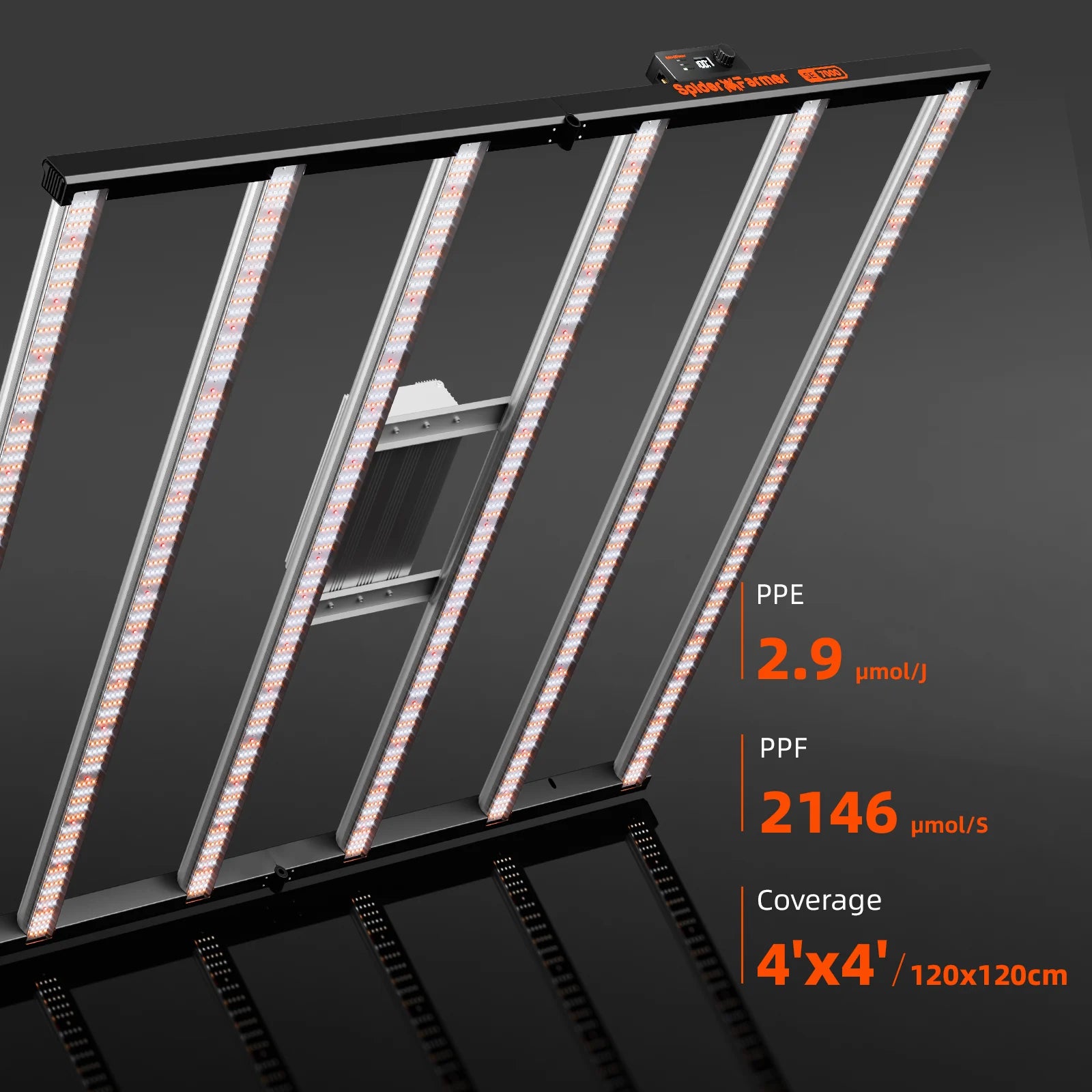 Komplettset (150x150x200 cm) 730 Watt SE7000 EVO LED mit GGS für smarte Steuerung