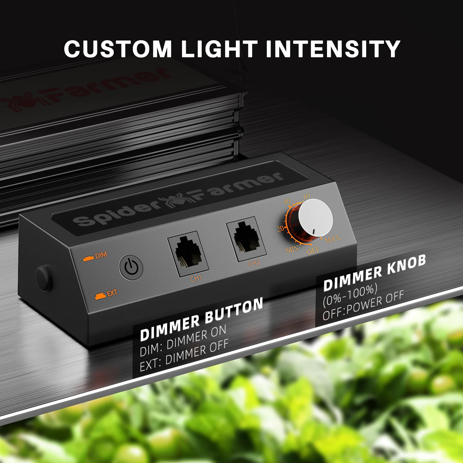 Komplettset (70x70x160 cm) 100 Watt SF1000 LED mit GGS für smarte Steuerung