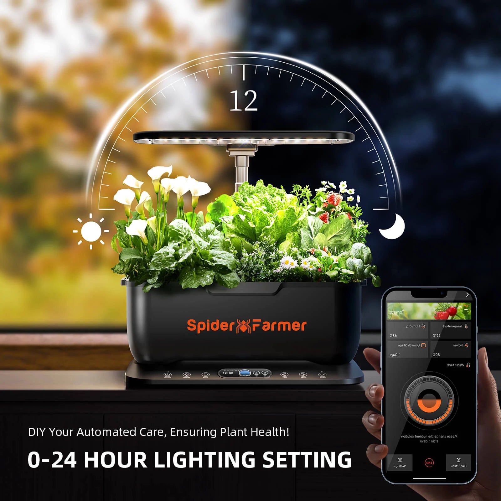 SmartG12 Hydroponik-Garten mit App-Steuerung