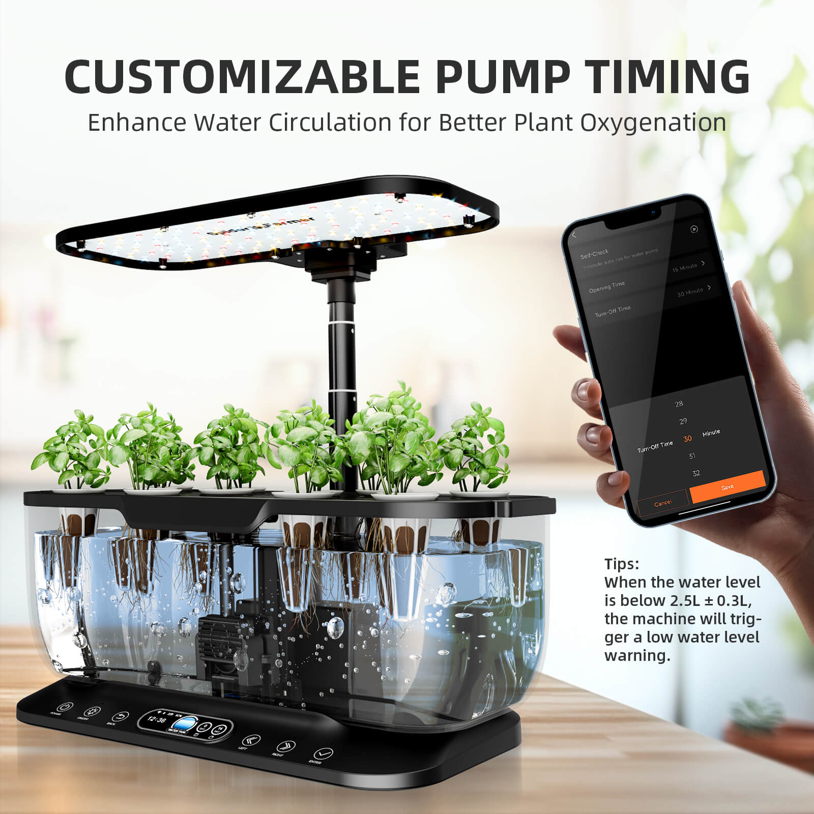 SmartG12 Hydroponik-Garten mit App-Steuerung
