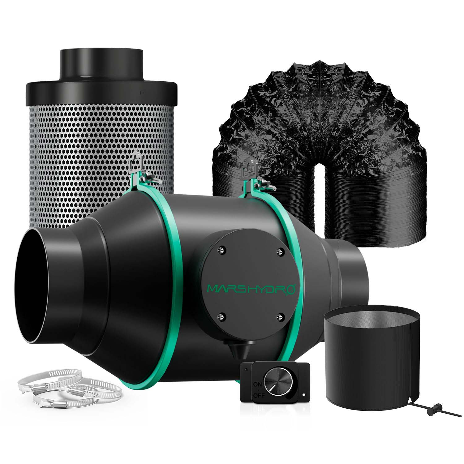 Sada pro odvod vzduchu s regulací klimatu do 350 m³/h