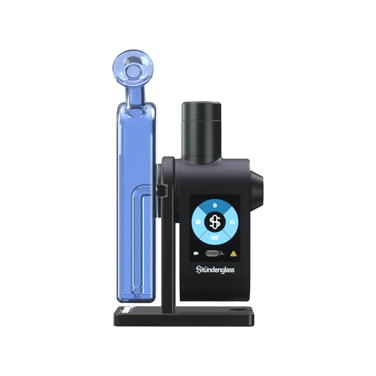 Stündenglass Modül Dok Deluxe Travel Set blaues Glas – Ansicht 4
