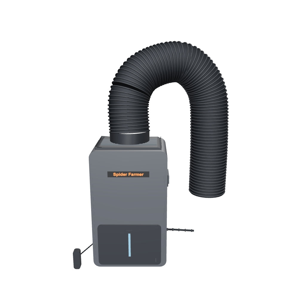 Spider Farmer Smarter Luftentfeuchter 230 Watt und 2 Liter Tank – vollständiges 3D-Produktmodell