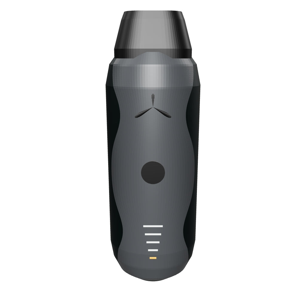 3D-Modell AirVape XS GO Schwarz – äußere Darstellung, Details angenähert