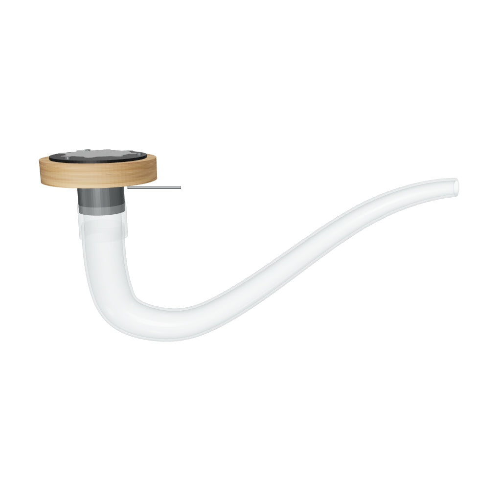 Inhale Lotus Vaporizer mit Glaspfeife, 3D-Näherungsmodell; Tasche und Zubehör nicht dargestellt