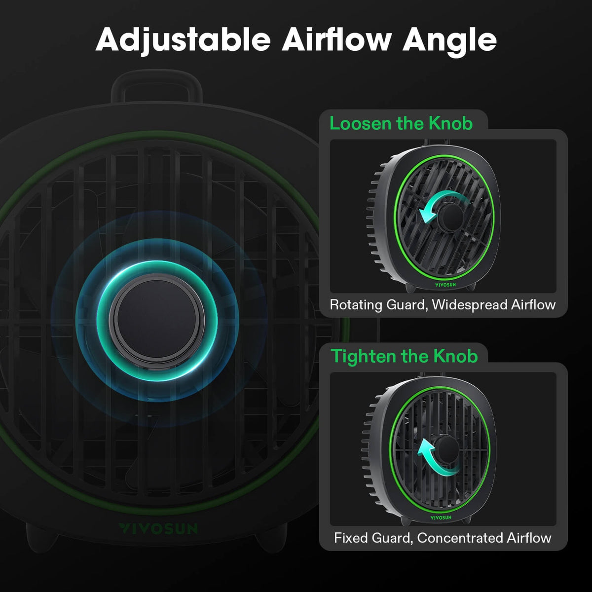 VIVOSUN AeroWave D4 smarter Clipventilatoren 100 mm (2er-Pack) – Galerie 5