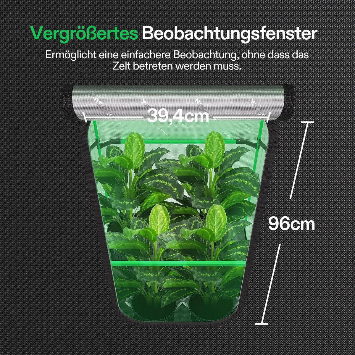 VIVOSUN P336 Growbox 90×90×180 cm – Galerie 6