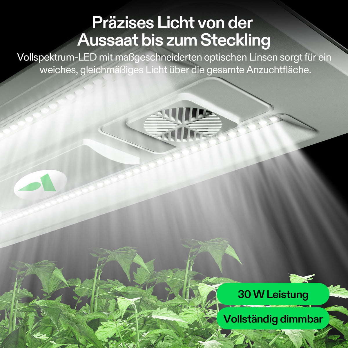 VIVOSUN VSeed S40 – Dimmbare Vollspektrum-Beleuchtung