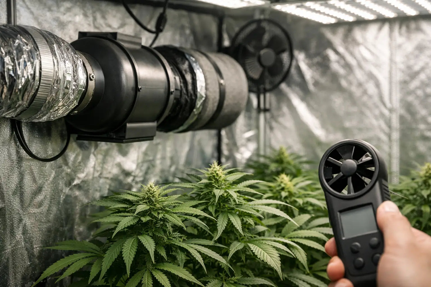 Abluftleistung im Growzelt richtig bestimmen