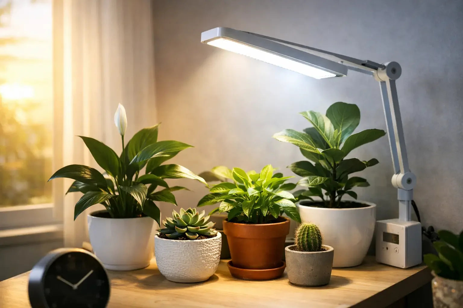 Lichtzyklus für Indoor-Pflanzen planen