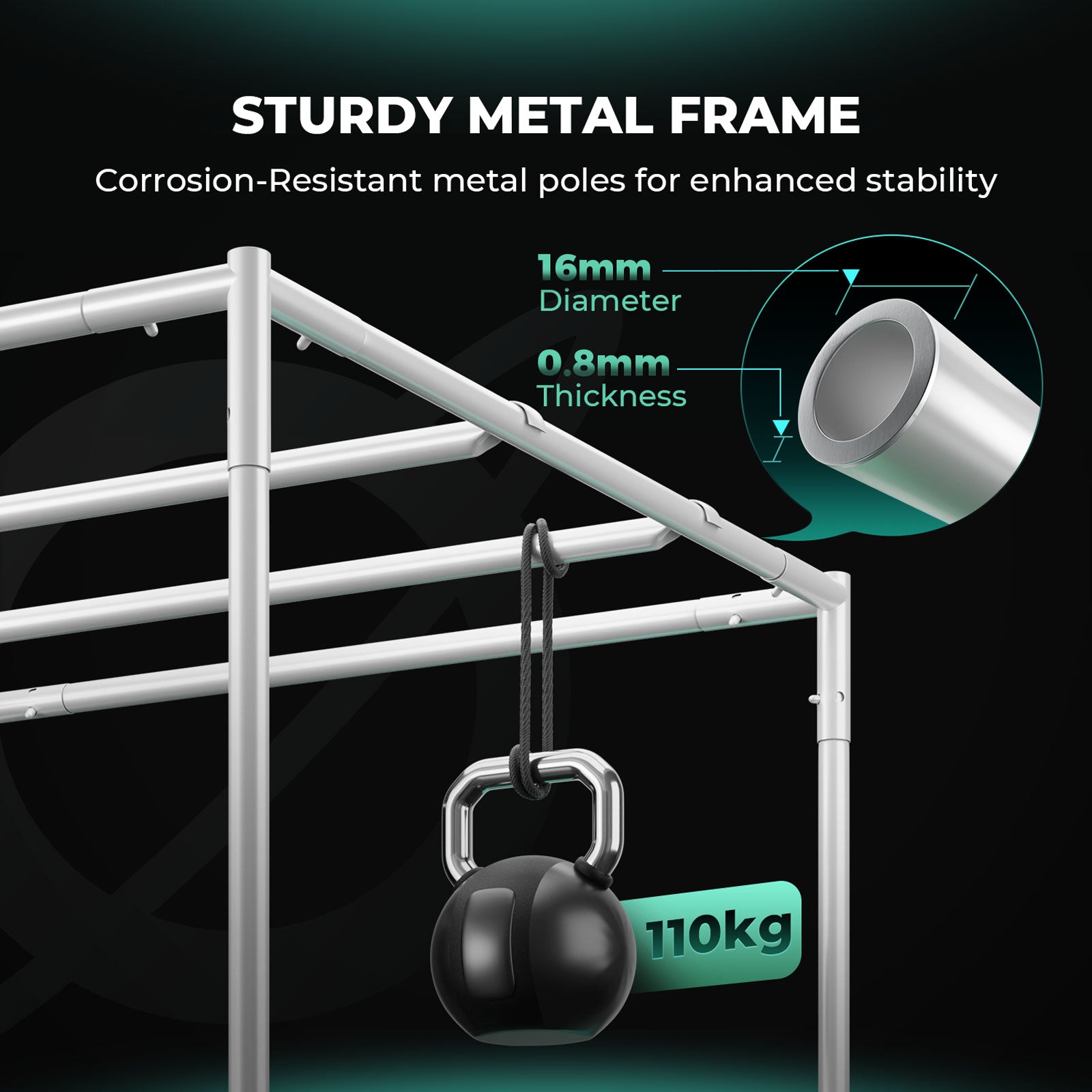 Komplettset (80x80x160 cm) 150 Watt TS 1000 LED