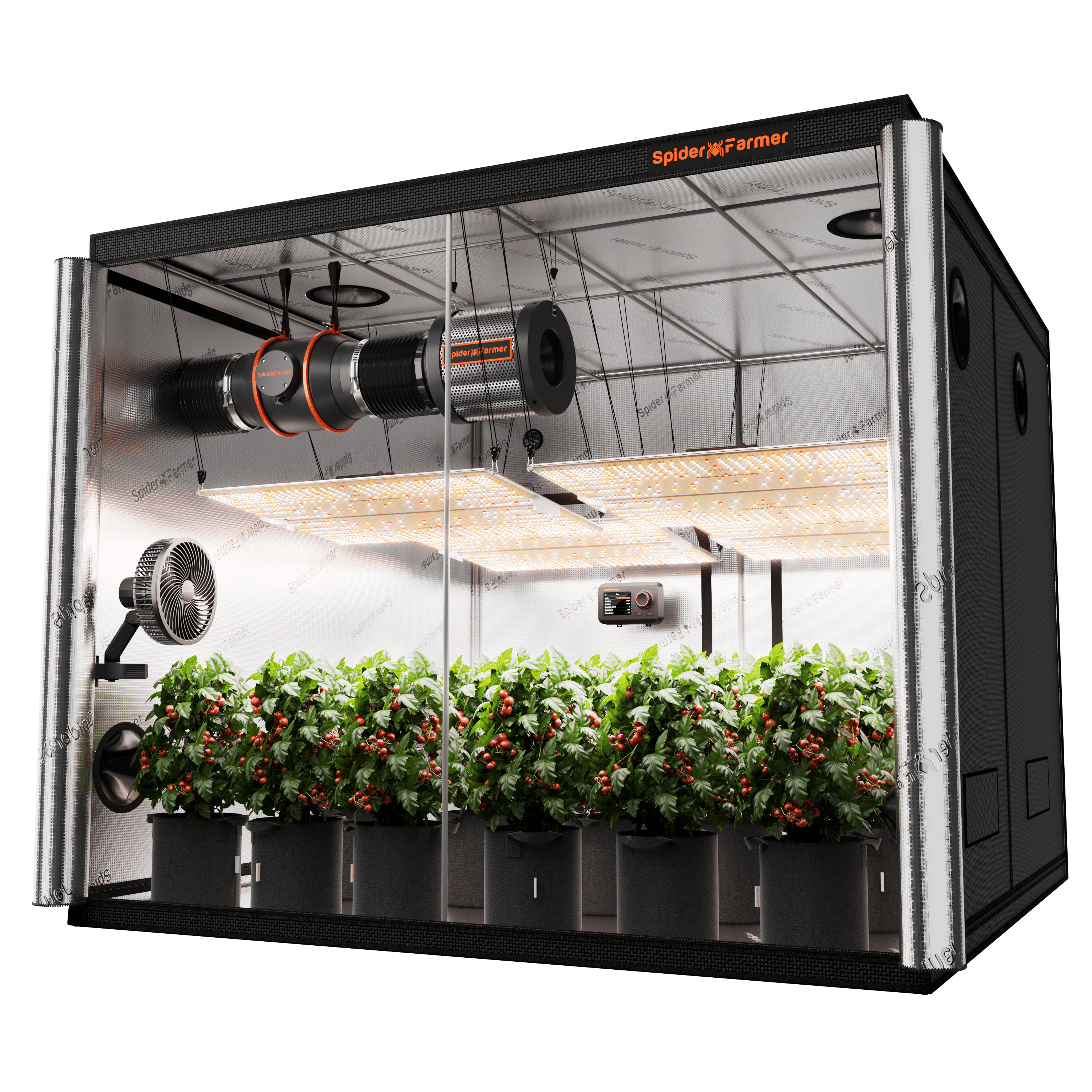 Komplettset (240x240x200 cm) 1800 Watt SF4000 LED mit GGS für smarte Steuerung