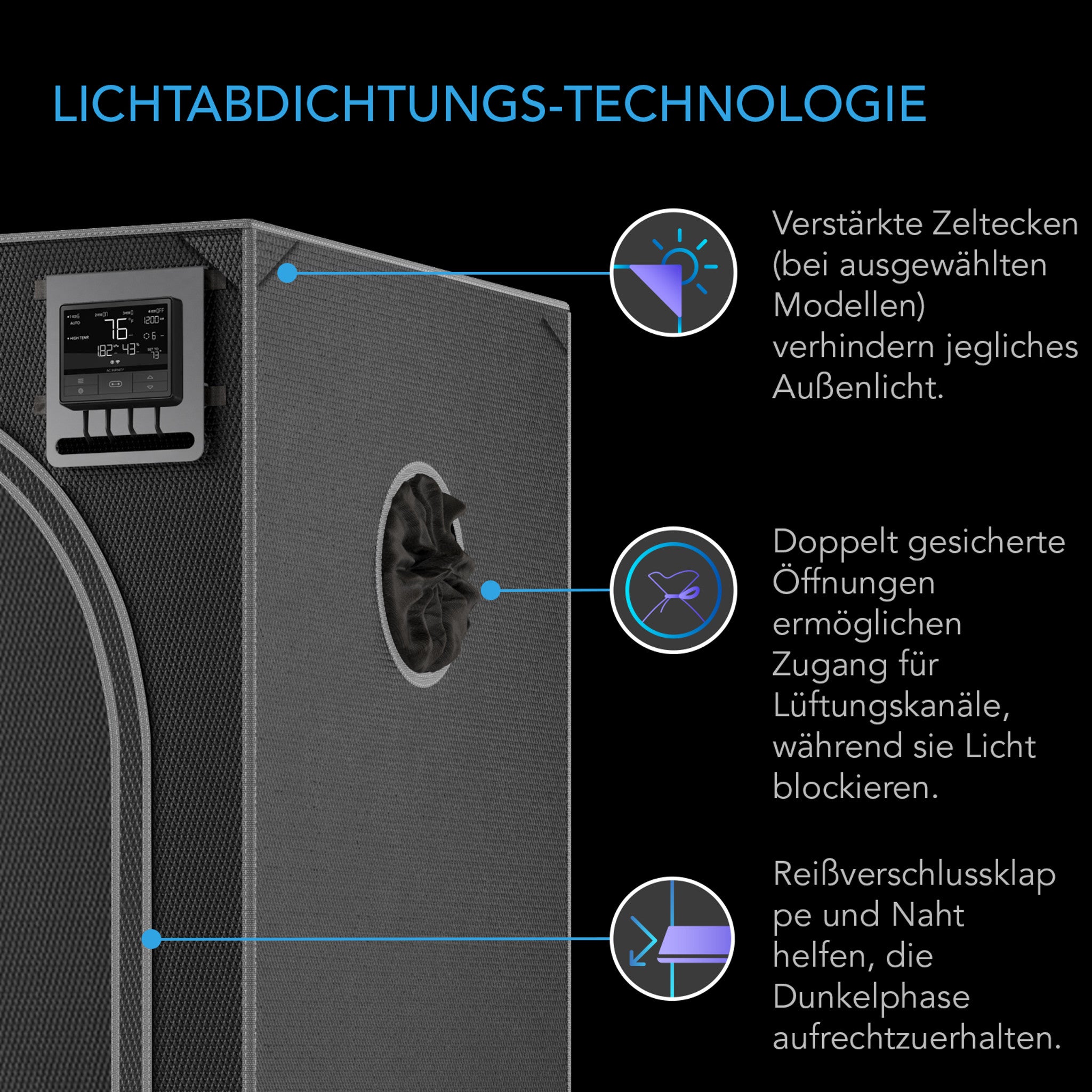 CLOUDLAB 899 Advance Growbox (240x240x200 cm)