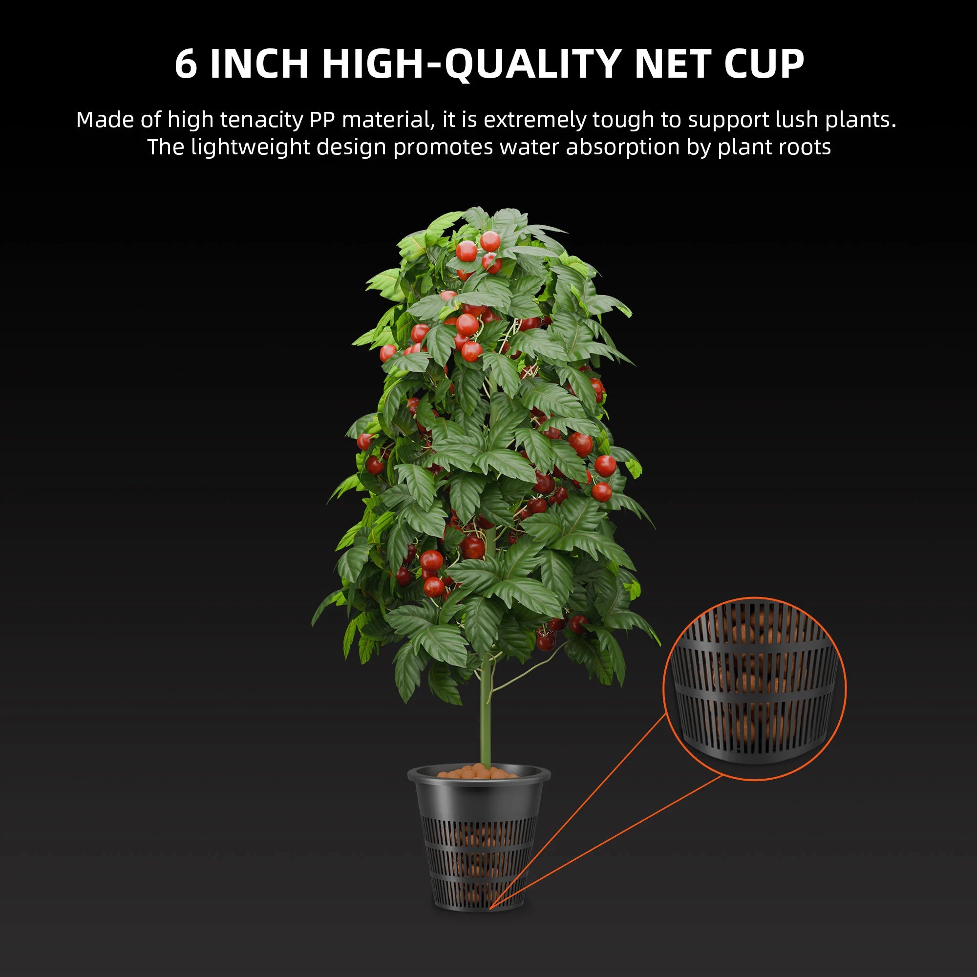 Tiefwasserkultur (DWC) Hydroponik-System mit 4 Töpfen