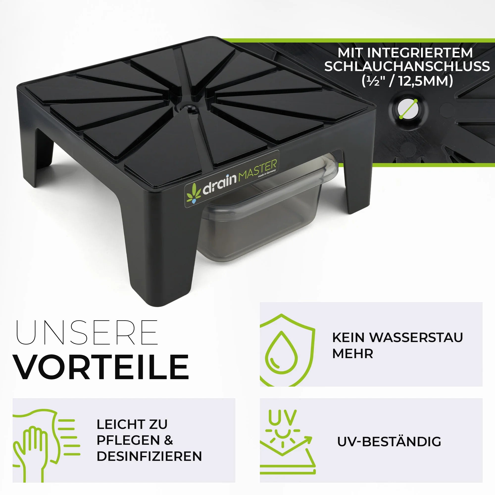 DrainMaster Abtropfständer 1er Set inkl. Wanne