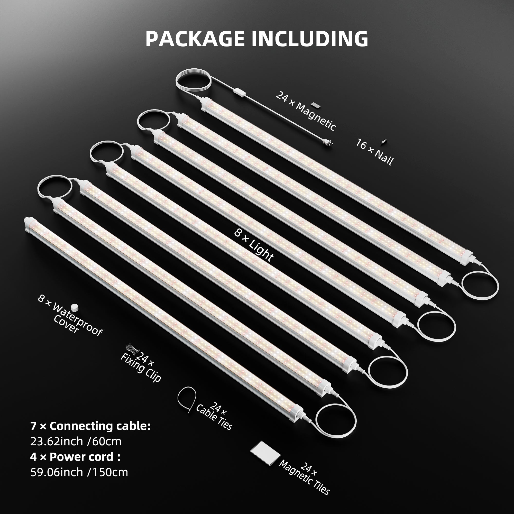 GlowBar25 Vollspektrum LED Zusatzbeleuchtung 200 Watt