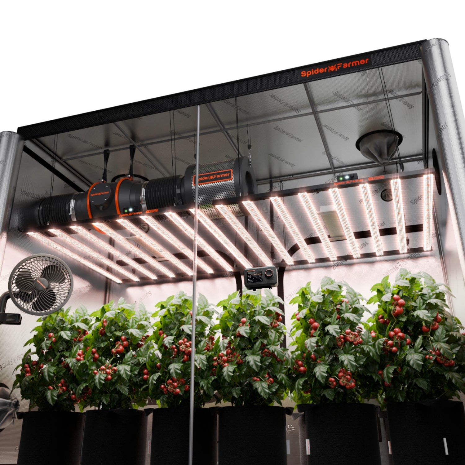 Komplettset (300x150x200 cm) 2000 Watt G1000W EVO LED mit GGS für smarte Steuerung