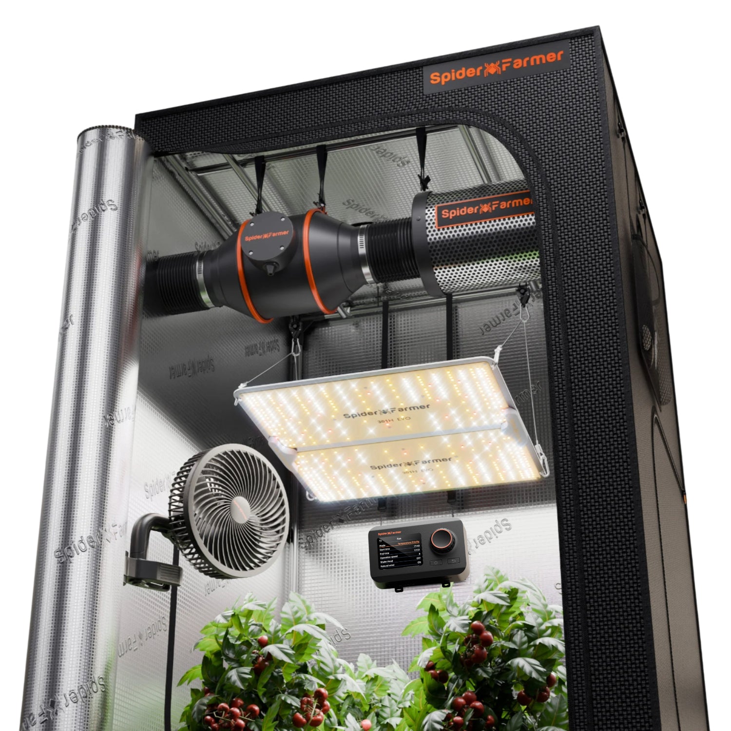 Komplettset (90x90x180 cm) 200 Watt SF2000Pro EVO LED mit GGS für smarte Steuerung