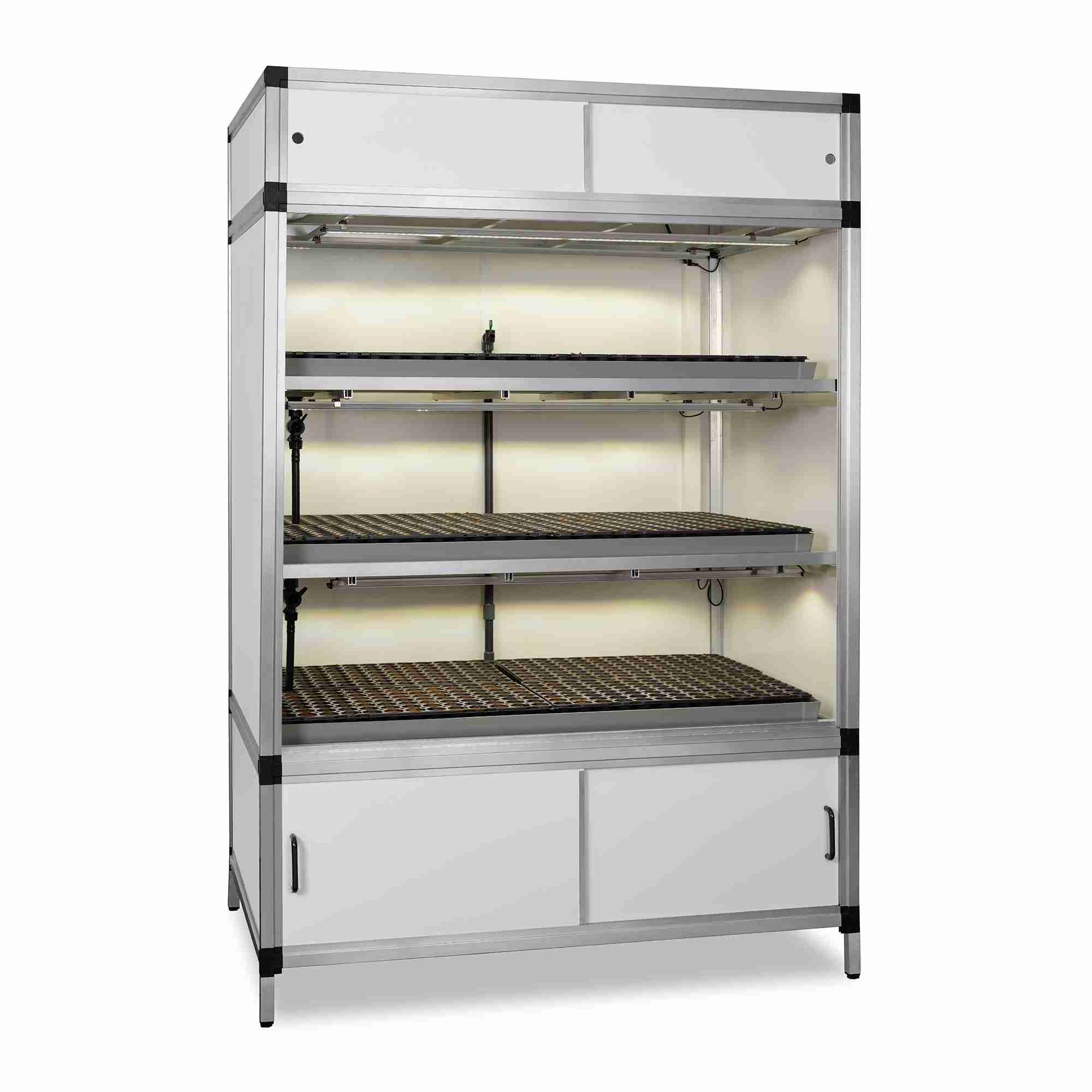Nursery 1 m² Anzucht/Stecklinge Komplettset (118x78x180 cm) 120 Watt LED