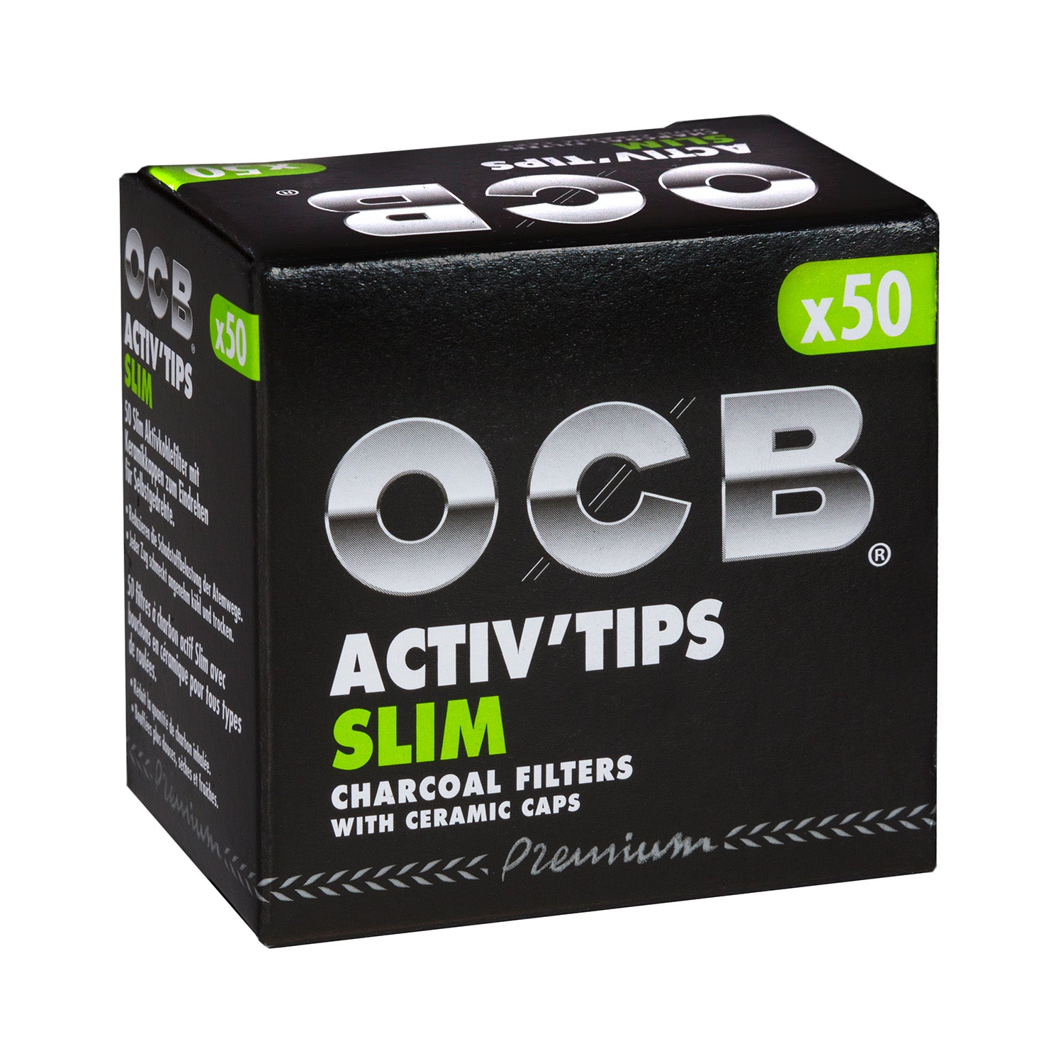 Activ' Tips Slim Aktivkohlefilter Ø 7 mm