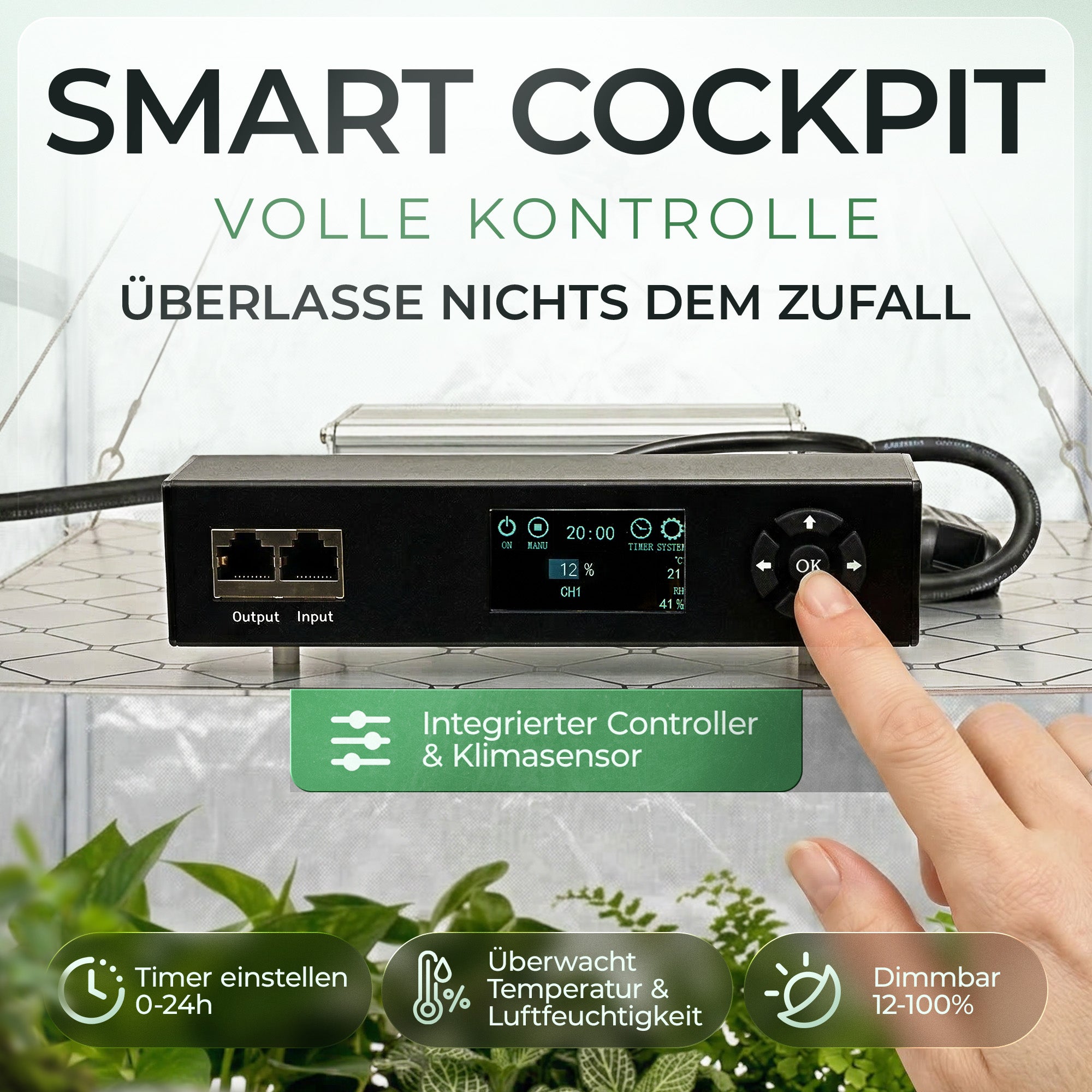 Smart LED 100 Watt mit Klimasensor