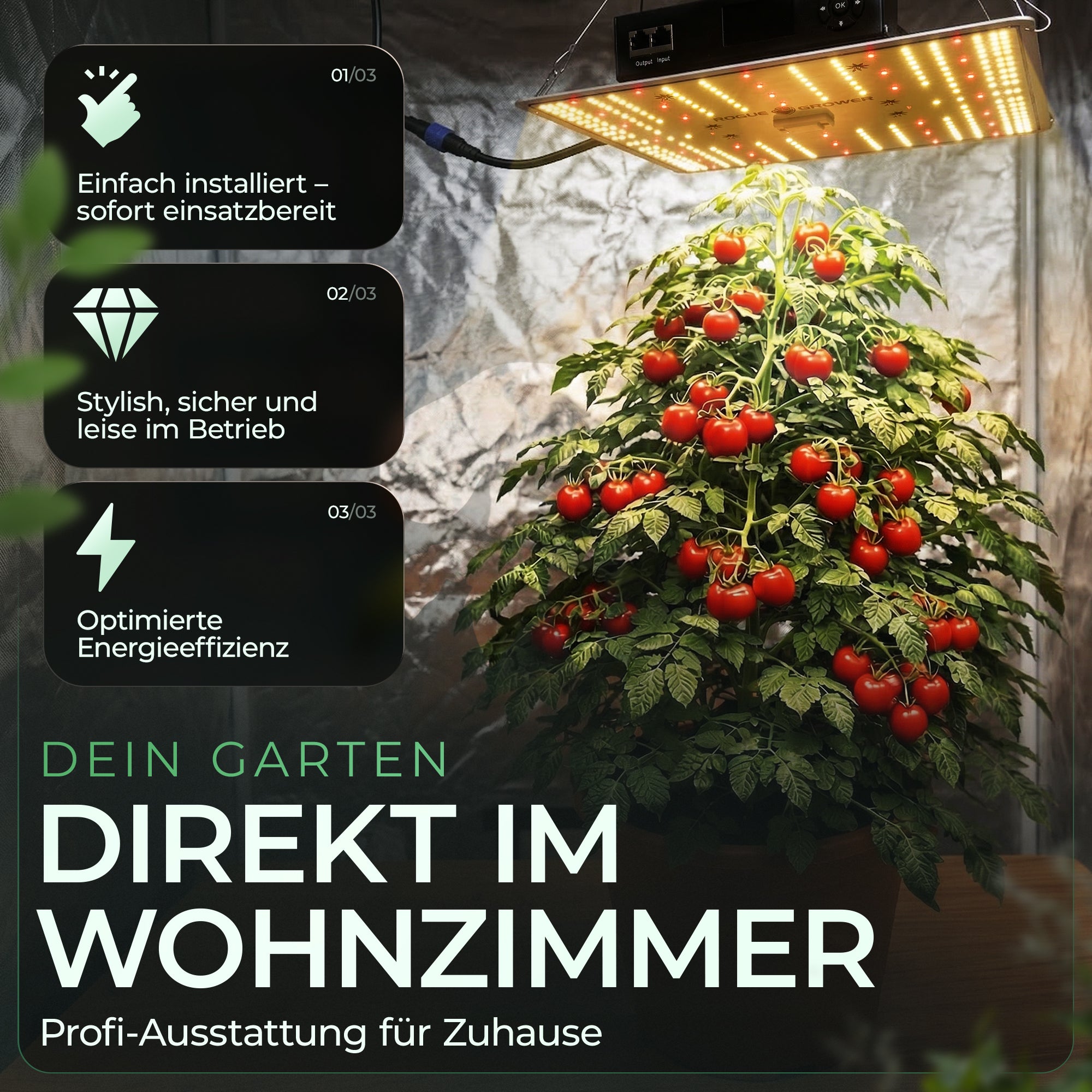 Smart LED 100 Watt mit Klimasensor