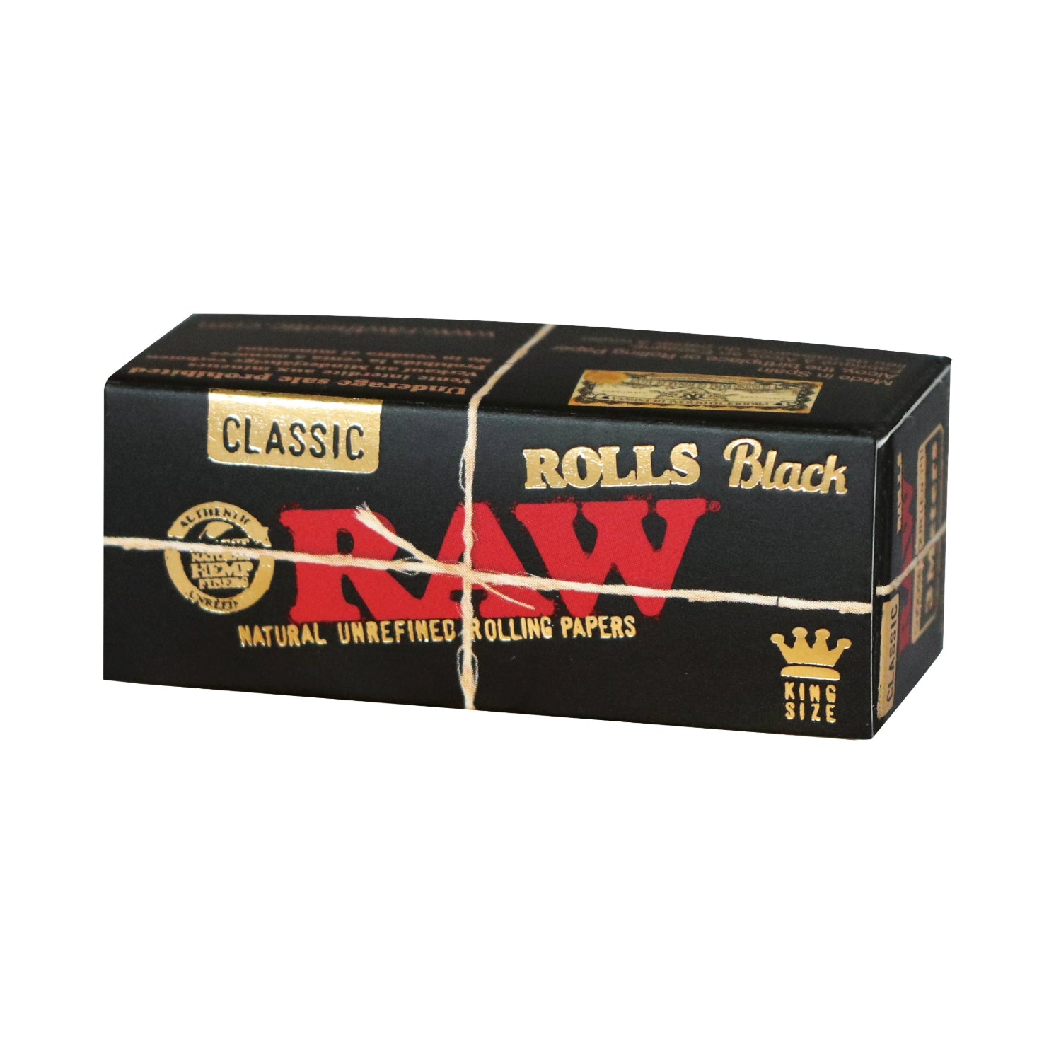 Black Classic Rolls King Size Rollen Longpape