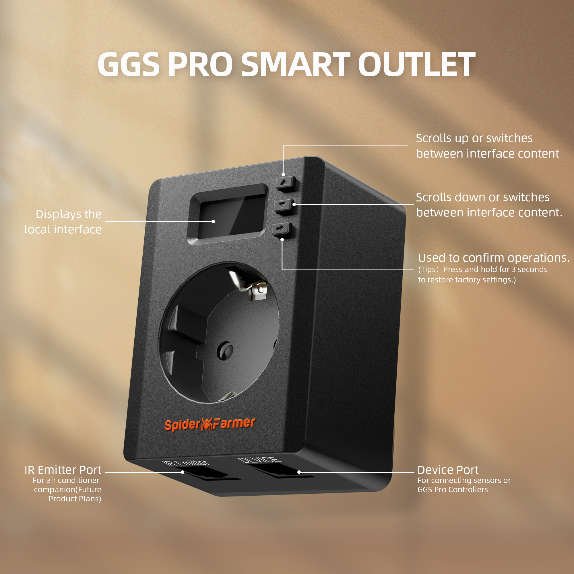 GGS S-Station smarte WLAN & Bluetooth Zeitschaltuhr mit App-Steuerung
