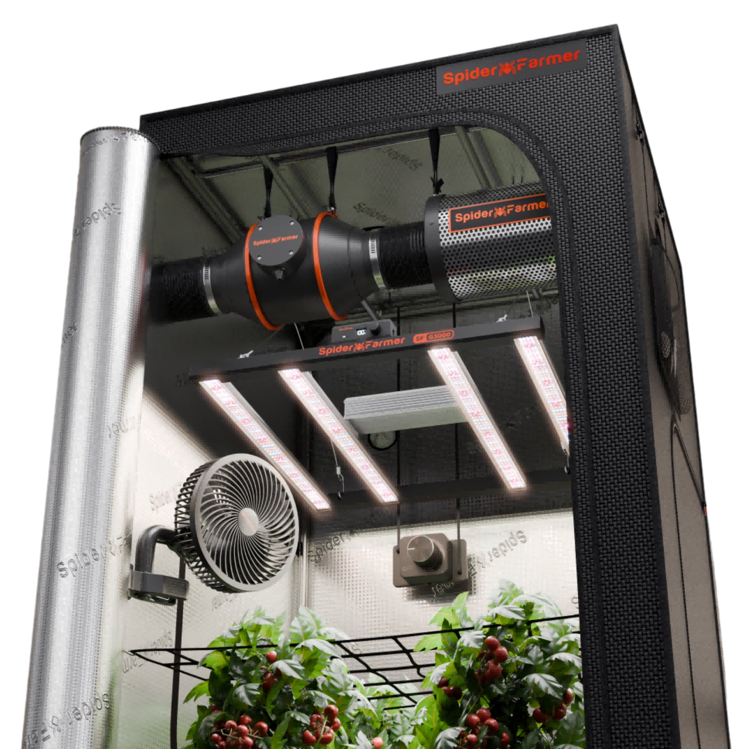 Komplettset (90x90x180 cm) 300 Watt G3000 EVO LED