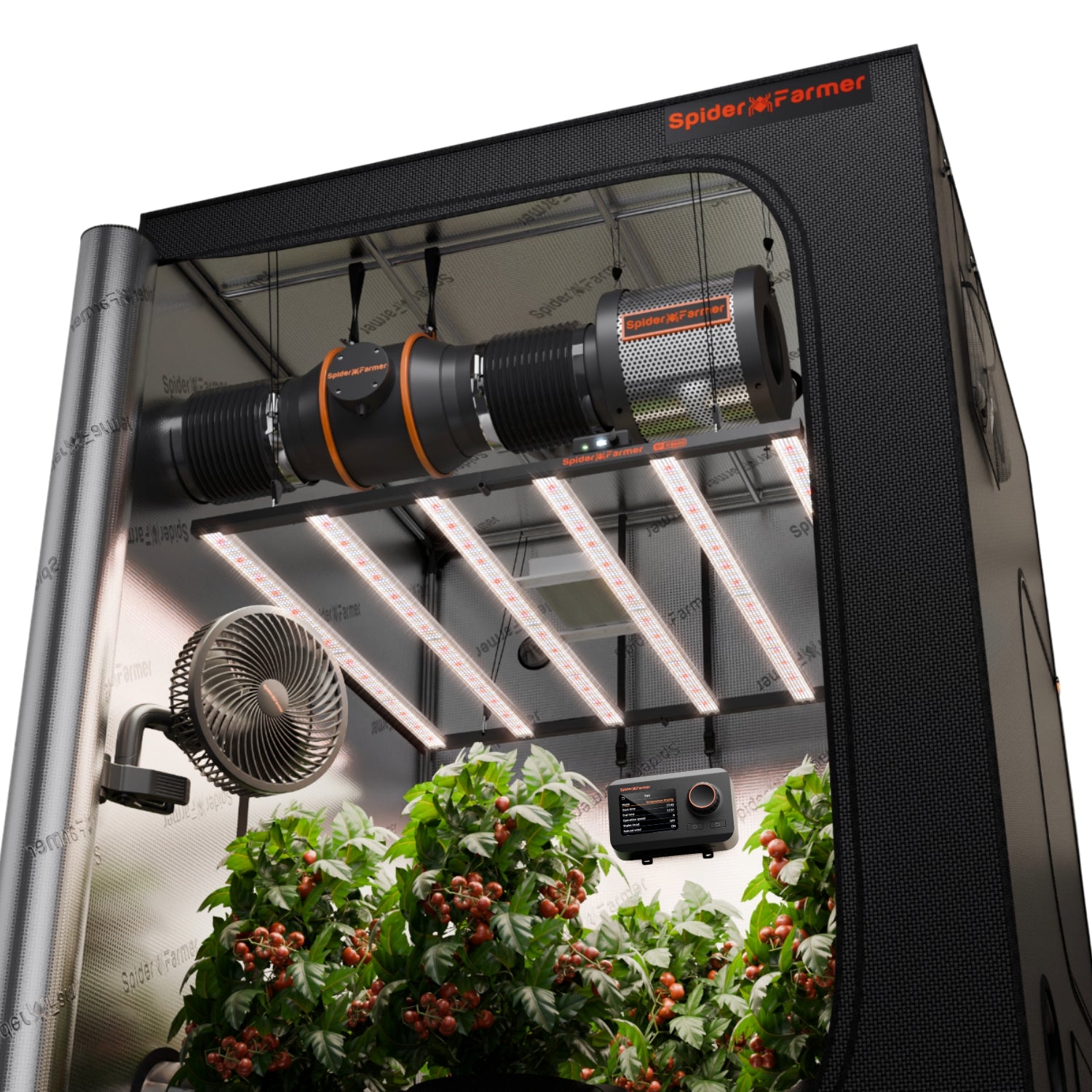 Komplettset (120x120x200 cm) 480 Watt G5000 EVO LED mit GGS für smarte Steuerung