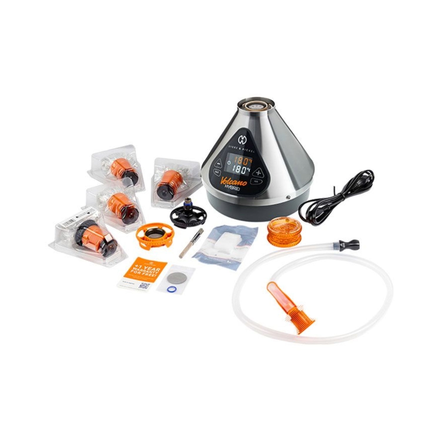 VOLCANO HYBRID ONYX Vaporizer mit Schlauch und Easy Valve Starterset B-Ware