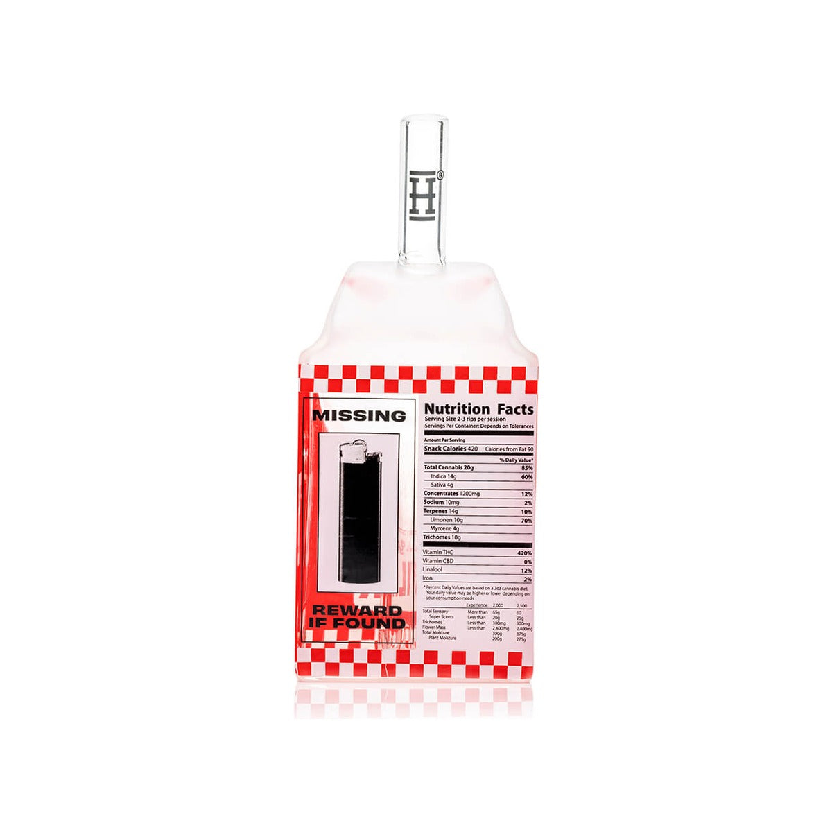 HEMPER Weedies Milk Carton Bong – Produktansicht 4