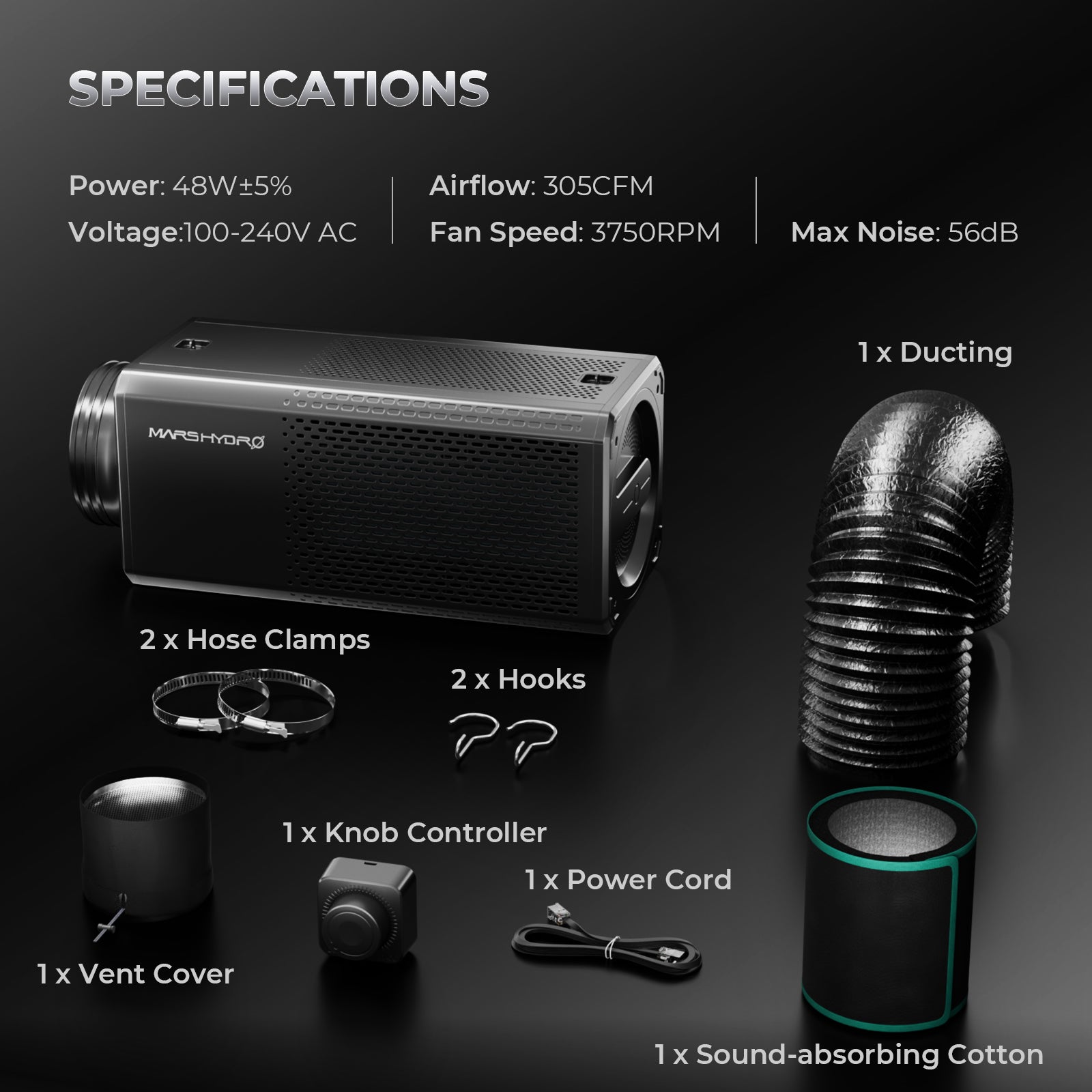 iFresh AirOne6 2-in-1 smartes Abluftset bis 348 m³/h