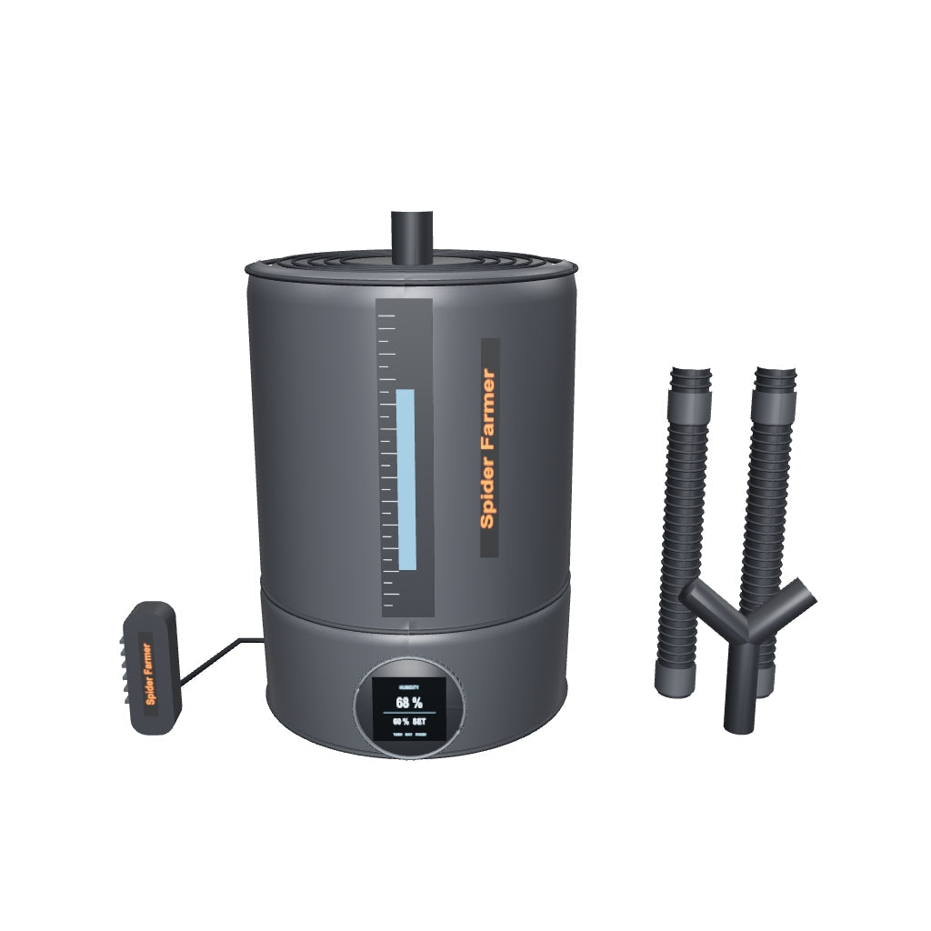 Spider Farmer Smarter Luftbefeuchter mit 4 Nebelstufen und 5 Liter Tank – vollständiges 3D-Produktmodell