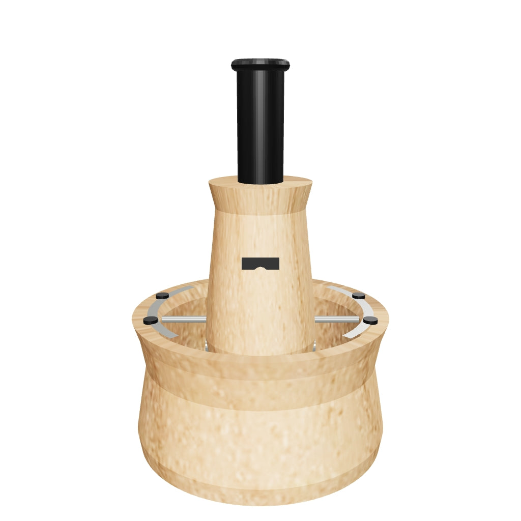 Vapman Click Pure 3D-Modell, näherungsweise; Holz und innere Details vereinfacht